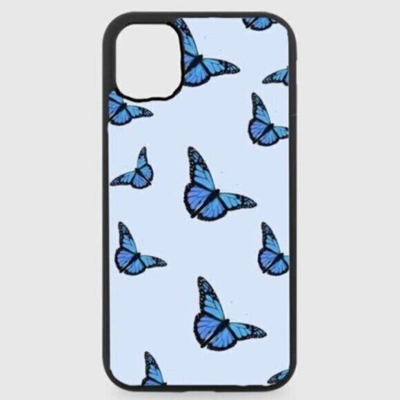 Hand Crafted Other - Blue Butterflies Phone Case